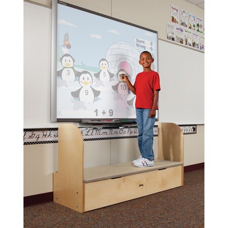 Jonti-Craft iRise Deluxe IWB Step, 72 in., 9 in. Ht 1052JC